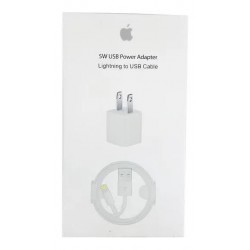 CARGADOR DE IPHONE CON CABLE Y ADAPTADOR