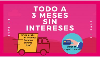 3 Meses sin intereses